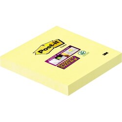 Post-it® 654-6SSCY-EU Haftnotiz Super Sticky 76x76mm 90Bl ge
