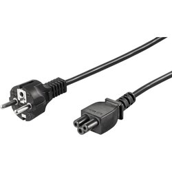 Goobay® 93586 Notebookkabel 1,8m SchuKo auf IEC 320-C5 B