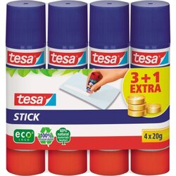 tesa® 57088-00200 Klebestift ecoLogo 20g 4 St./Pack.