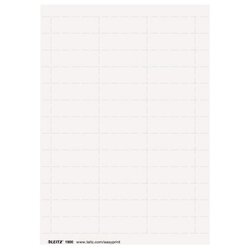 Leitz 19000001 Beschriftungsschild blanko 60x21mm weiß 975 St./Pack.