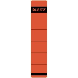 Leitz 16430025 Ordneretikett kurz/schmal Papier rot 10 St./Pack.