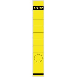 Leitz 16480015 Ordneretikett lang/schmal sk gelb 10 St./Pack.