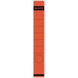 Leitz 16480025 Ordneretikett lang/schmal sk rot 10 St./Pack.