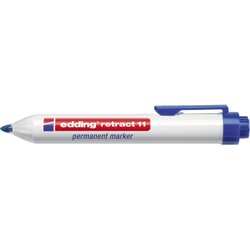 edding 4-11003 Permanentmarker retract 11 Druckmechanik 1,5-3mm bl