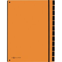 PAGNA 24129-09 Pultordner Trend 12Fächer 3Schaulöcher orange