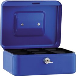 Neutralware 178039150 Geldkassette 20x9x16cm  6Fächer bl