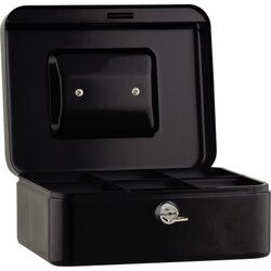 Neutralware 178039190 Geldkassette 20x9x16cm  6Fächer sw