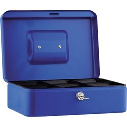 Neutralware 178039250 Geldkassette 25x9x18cm  6Fächer bl