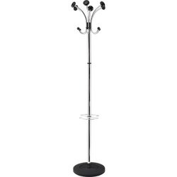 ALBA PMCLAS Garderobenständer Chromy 179cm Stahl chrom/schwarz