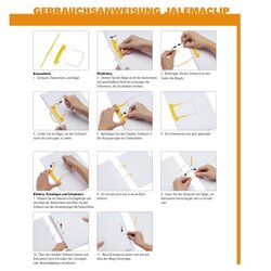 Jalema Abheftbügel Clip 10 St./Pack.