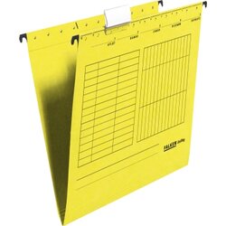 Falken 11287786 Hängemappe seitlich offen gelb 5 St./Pack.