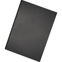 Falken 11288362 Klemmbrettmappe DIN A4 Hartpappe/Folie schwarz