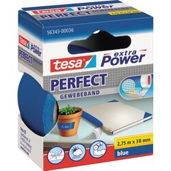tesa® 56343-00036 Gewebeband extra Power Perfect 38mmx2,75m blau