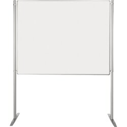 Ultradex 747408 Stellwand 150x120cm beids. Whiteboard Stabfuß weiß