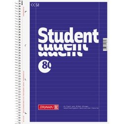 BRUNNEN 1067927 Collegeblock Student DIN A4 80Bl. Lin27 liniert