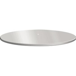 Ultradex 740900 Tellerfuss 400x8mm silber 7,85kg