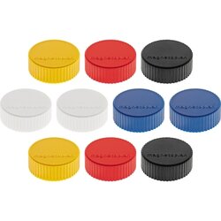 magnetoplan® 1660010 Magnet Discofix Magnum 34mm sortiert 10 St./Pack.