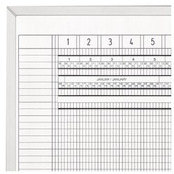 magnetoplan® Urlaubsübersicht undatiert 200 x 75 cm (B x H)