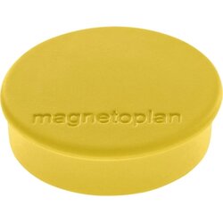 magnetoplan® 1664502 Magnet Discofix Hobby 25mm gelb 10 St./Pack.