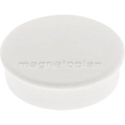 magnetoplan® 1664500 Magnet Discofix Hobby 25mm weiß 10 St./Pack.