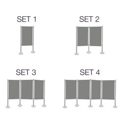 magnetoplan® Präsentationswand SET 1