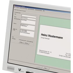 SIGEL Visitenkarte 225 g/m² ohne abgerundete Ecken 400 St./Pack.