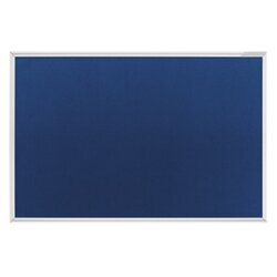 magnetoplan® 1412003 Textilpinnwand SP 120x90cm blau