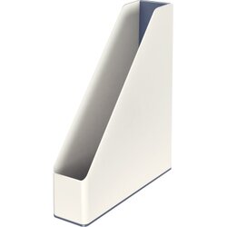 Leitz 53621001 Stehsammler WOW DIN A4 PS weiß/grau