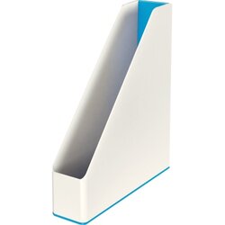 Leitz 53621036 Stehsammler WOW DIN A4 PS weiß/blau