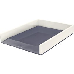 Leitz 53611001 Briefkorb WOW DIN A4 PS weiß/grau