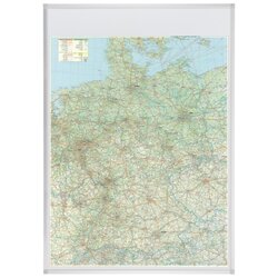 FRANKEN KA301P Moderationskarte 100x140cm Straßenkarte Deutschland