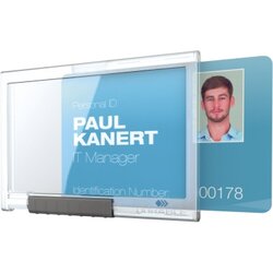 DURABLE 892219 Kartenhalter PUSHBOX MONO 10 St./Pack.