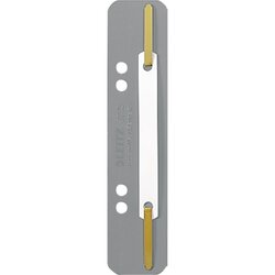 Leitz 37100085 Heftstreifen kurz 35x158mm PP grau 25 St./Pack.
