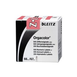 Leitz 66351000 Buchstabensignal Orgacolor Z rosa 250 St./Pack.