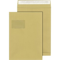MAILmedia 30021153 Faltentasche C4 mF hk 140g br 100 St./Pack.