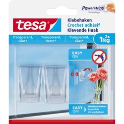 tesa® 77735-00000-00 Klebehaken 1kg 2 St./Pack. 