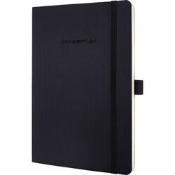 SIGEL CO320 Notizbuch Conceptum ca. DIN A5 Softcover 194S. kar. sw