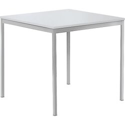 Neutralware 810004381 Konferenztisch  80x80 alu lgr