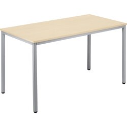 Neutralware 810003879 Konferenztisch  120x70 alu ahorn