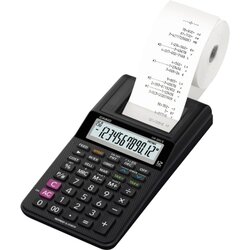 CASIO® HR-8RCE-BK Tischrechner schwarz 