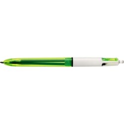 BIC® 982868 Mehrfarbkugelschreiber  4Colours Fluo farbig