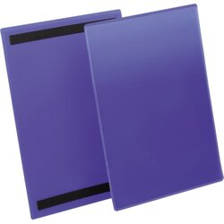 DURABLE 174407 Kennzeichnungstasche A4 magn. d.bl 50 St./Pack.