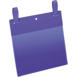 DURABLE 174907 Logistiktasche Lasche A5 quer d.bl 50 St./Pack.