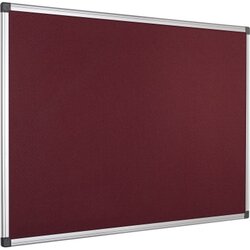 Bi-office SA0505170 Pinnwand feuerhemmend 120x90cm burgunder