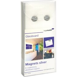 Legamaster 7-181700 Magnet für Glasboard 12mm si 6 St./Pack.