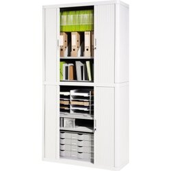 Paperflow Rollladenschrank easyOffice® weiß