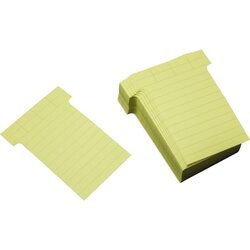 Ultradex 542150 T-Karte 60x85mm gelb 100 St./Pack.