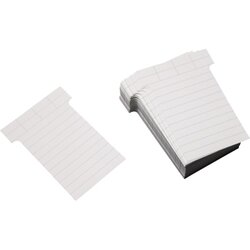 Ultradex 542158 T-Karte 60x85mm weiß 100 St./Pack.