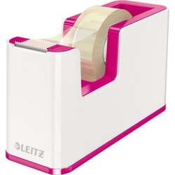 Leitz 53641023 Tischabroller WOW bis 19mmx33m PS ws/pi +Klebeband