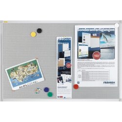 FRANKEN PM3612 Pinntafel Pin n Mag 60x45cm silber/grau